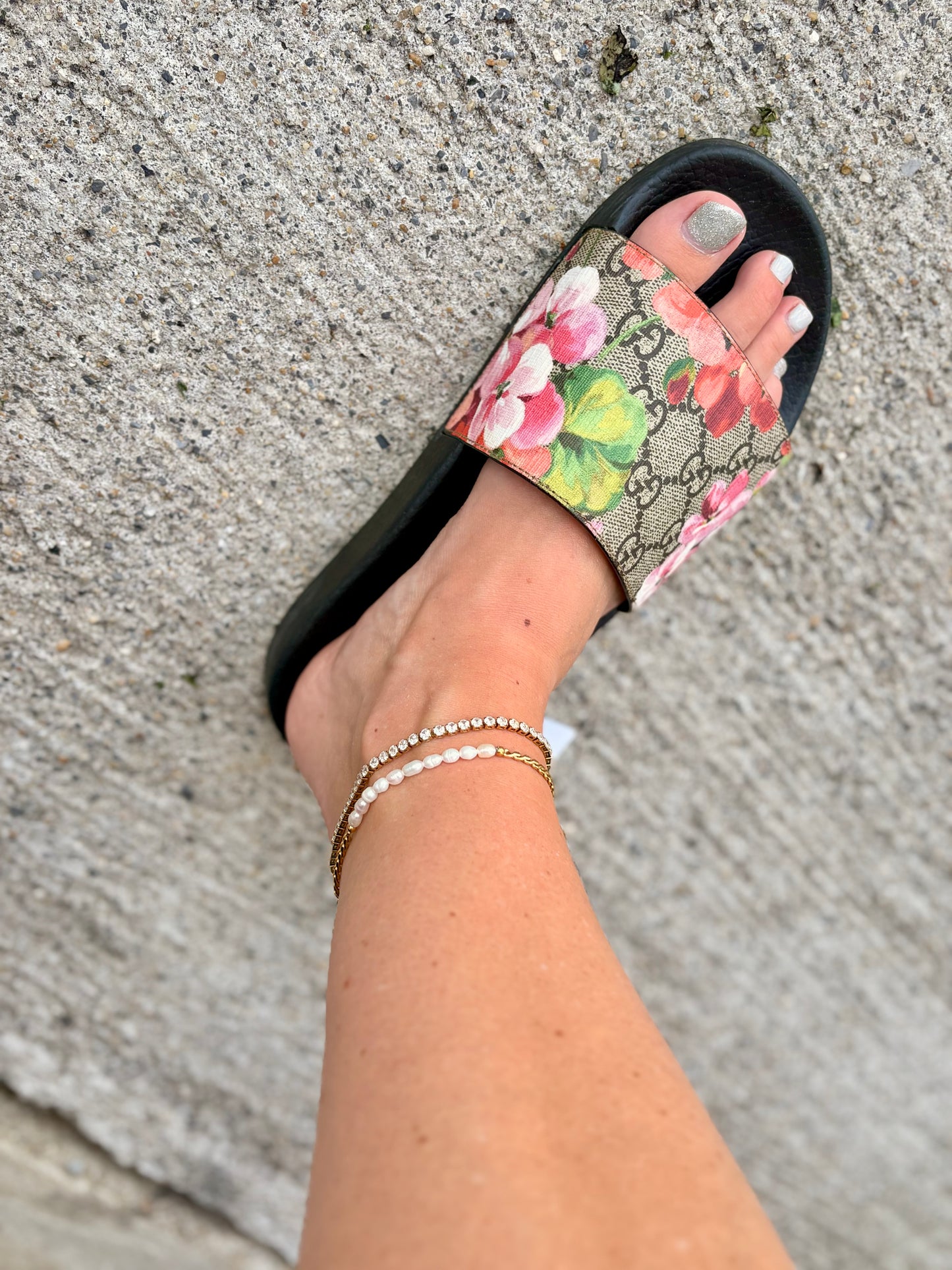 Lily Pearl Anklet