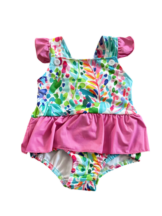 Garden Print Swimsuit