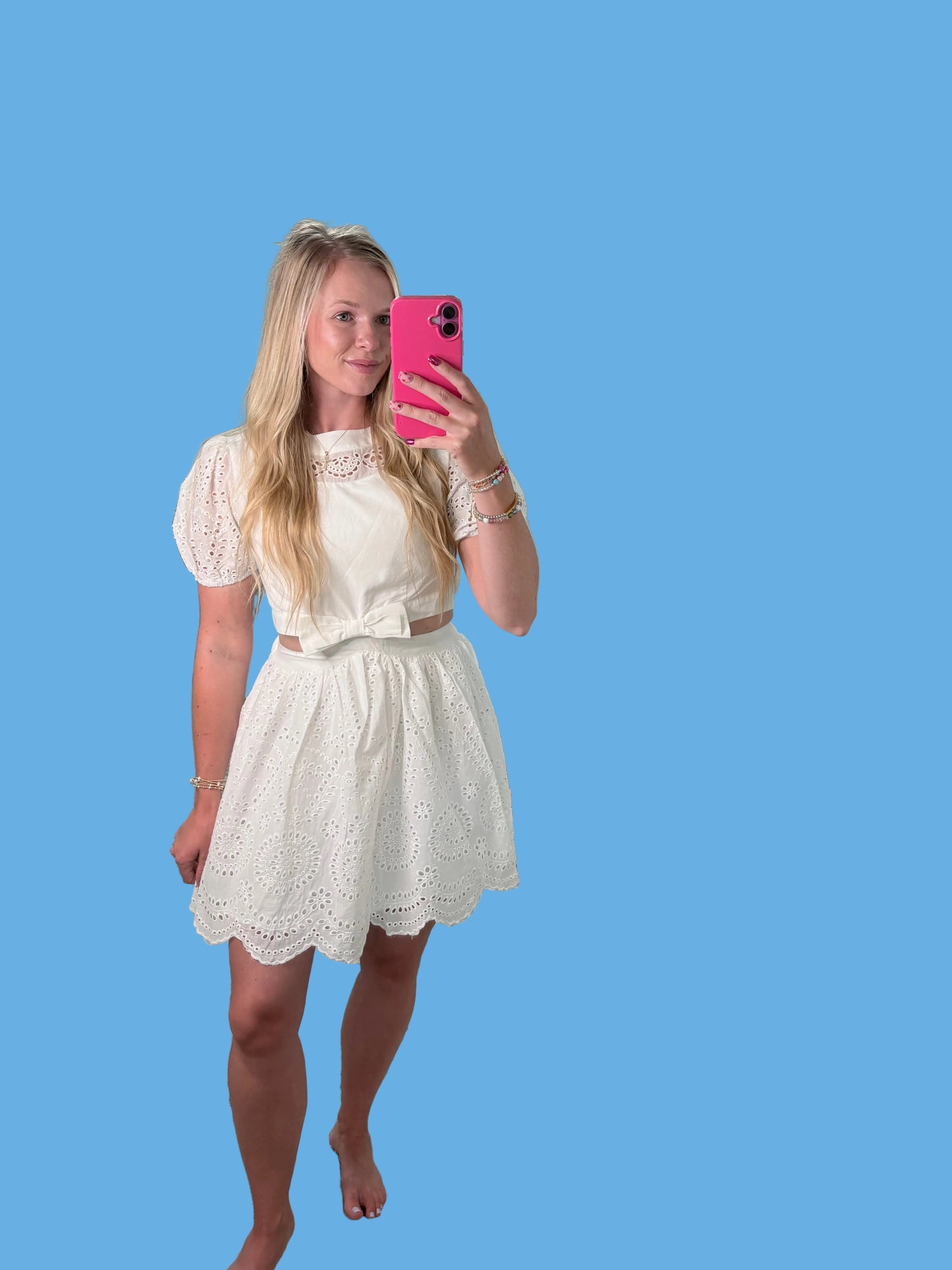 Everly Eyelet Dress