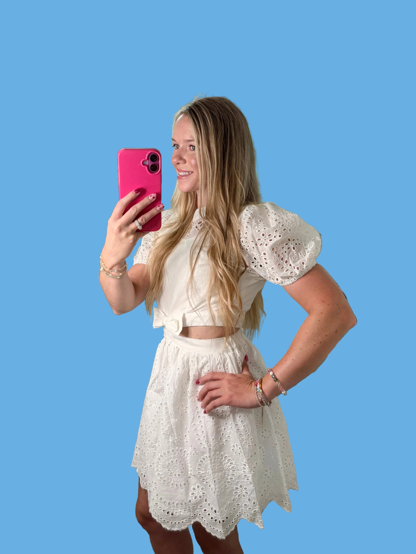 Everly Eyelet Dress