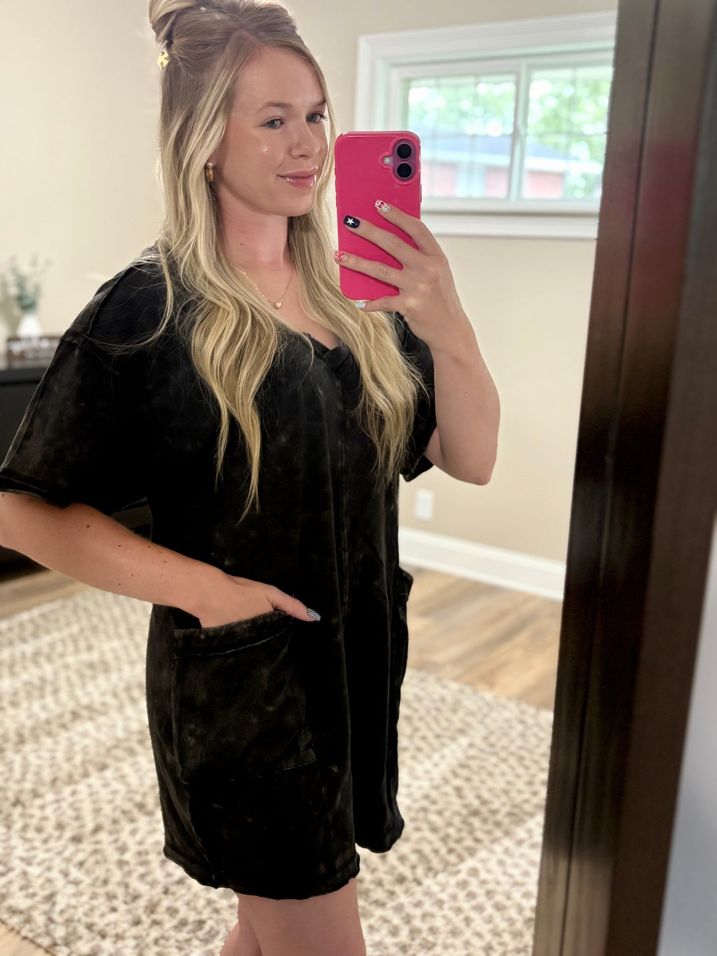 Mineral Washed Romper