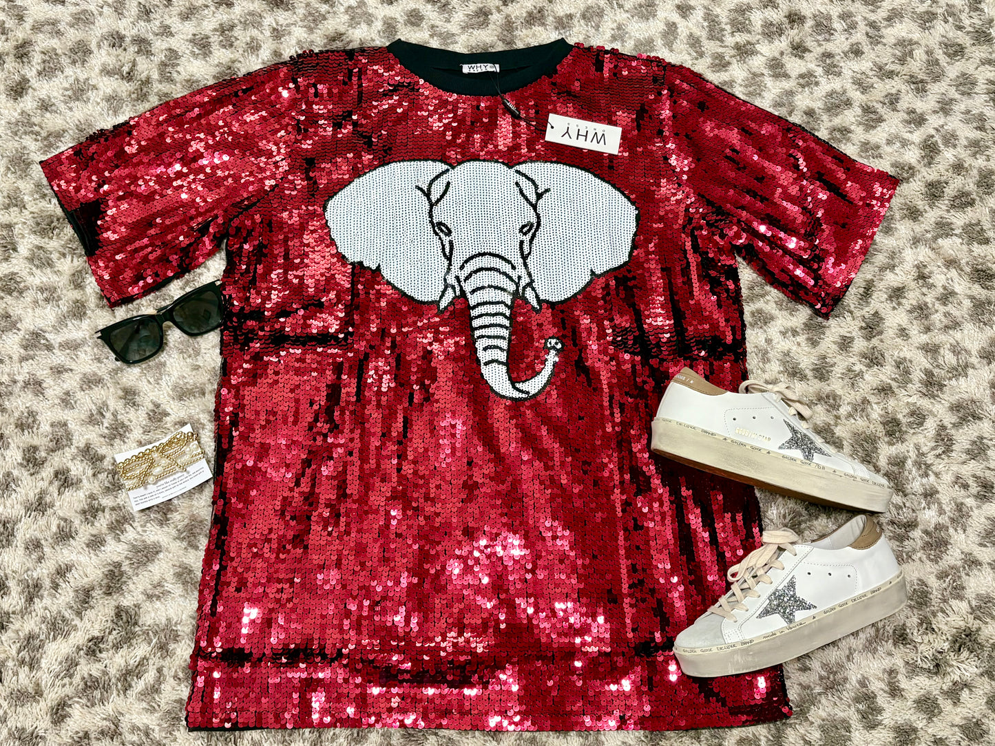 Elephant Oversized T-shirt Dress