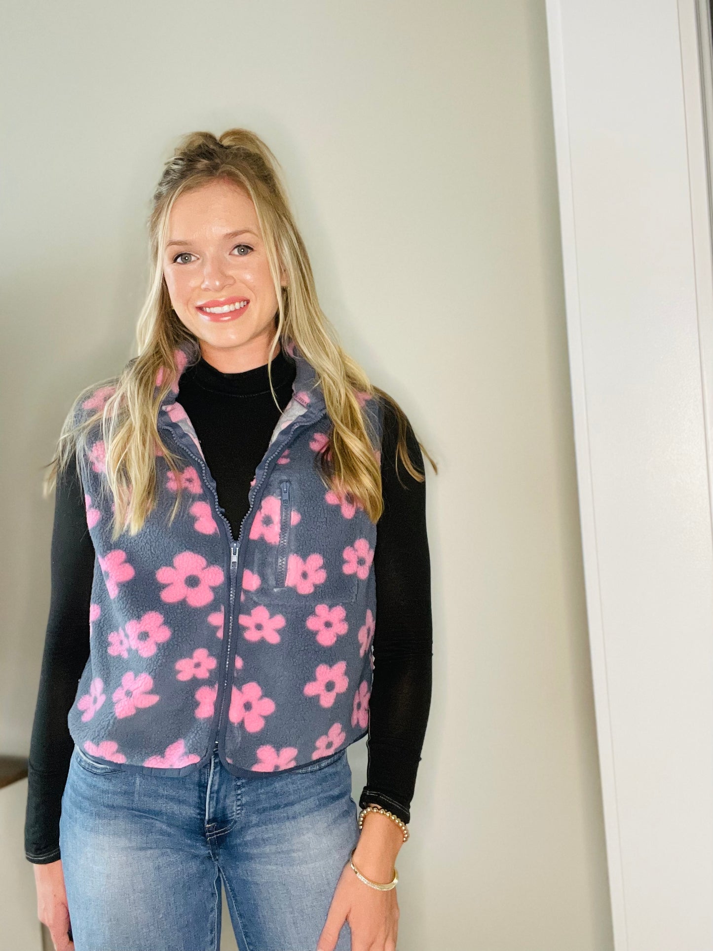 Retro Flower Vest