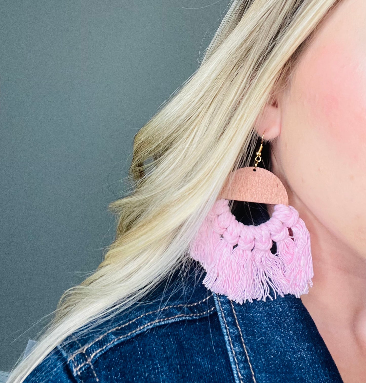 Boho Pink Earrings