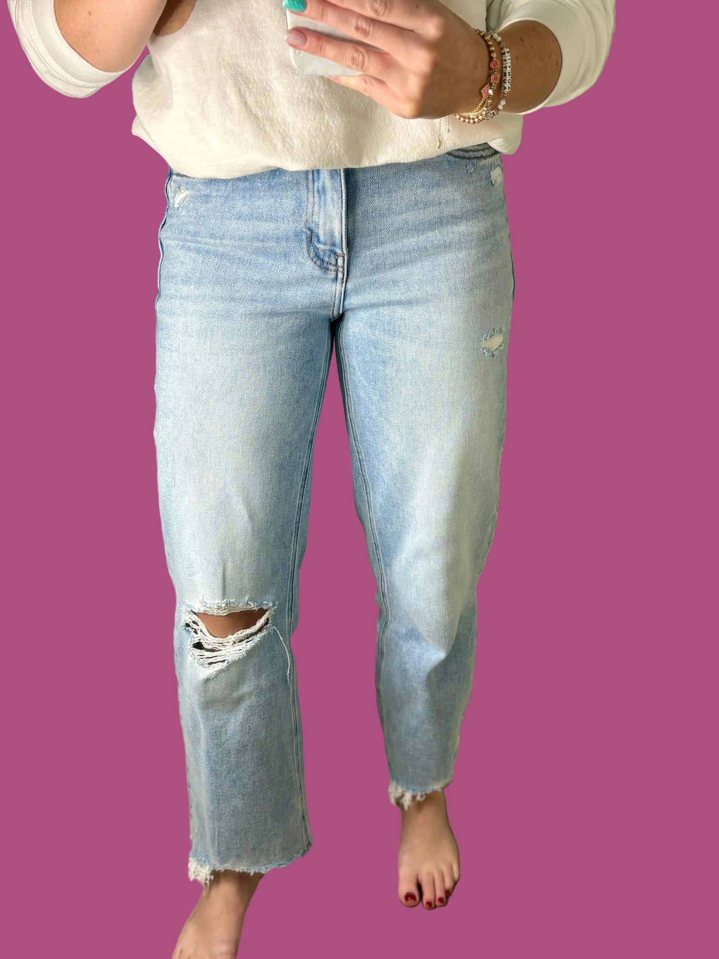 Ezra Slim Wide Jeans