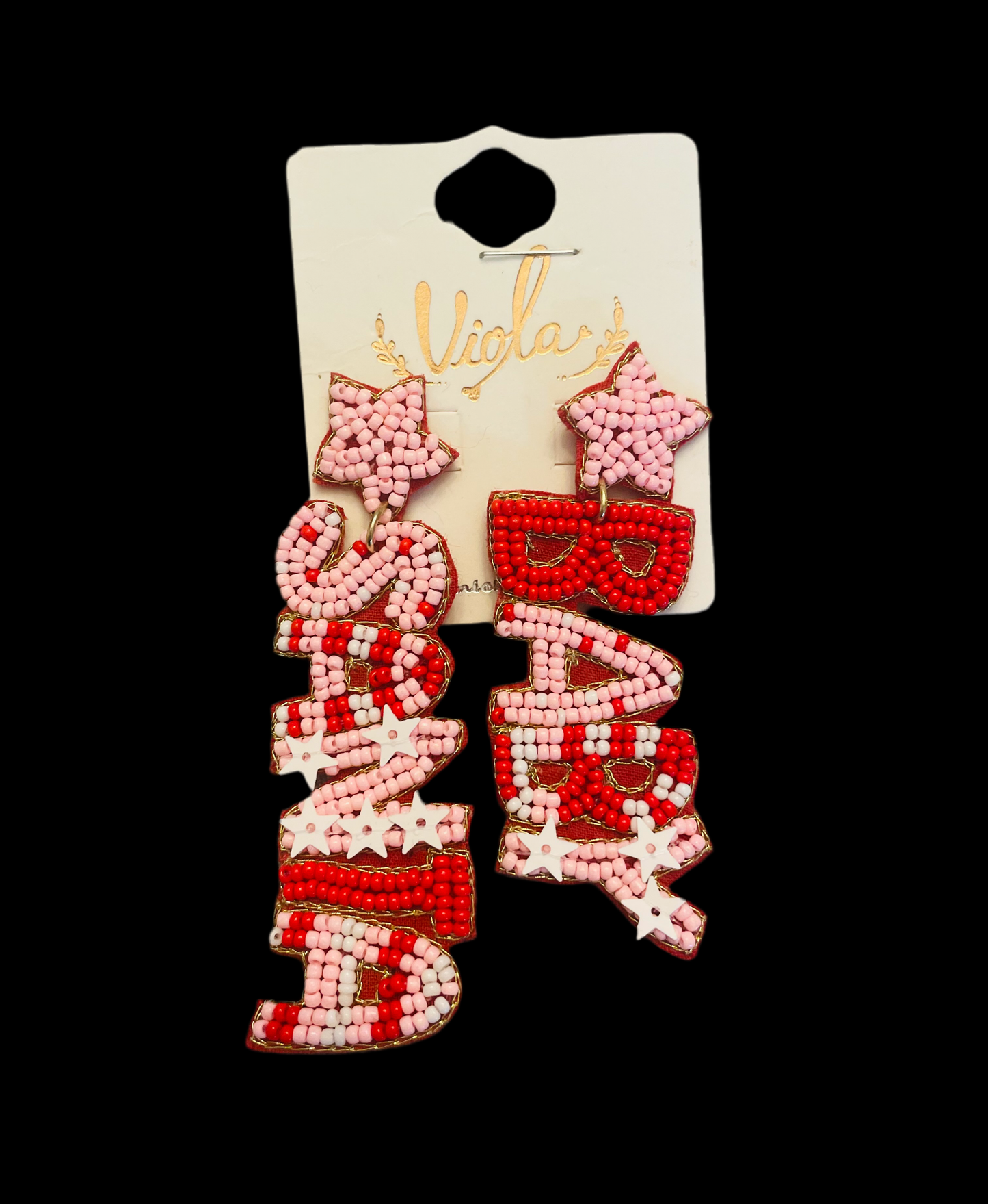 Santa Baby Seed Bead Earrings