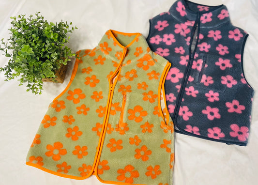 Retro Flower Vest