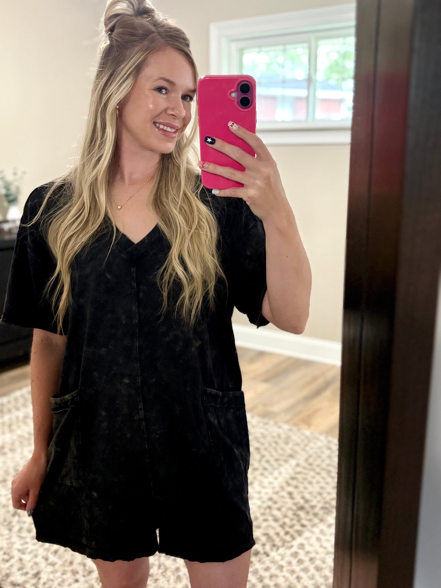 Mineral Washed Romper