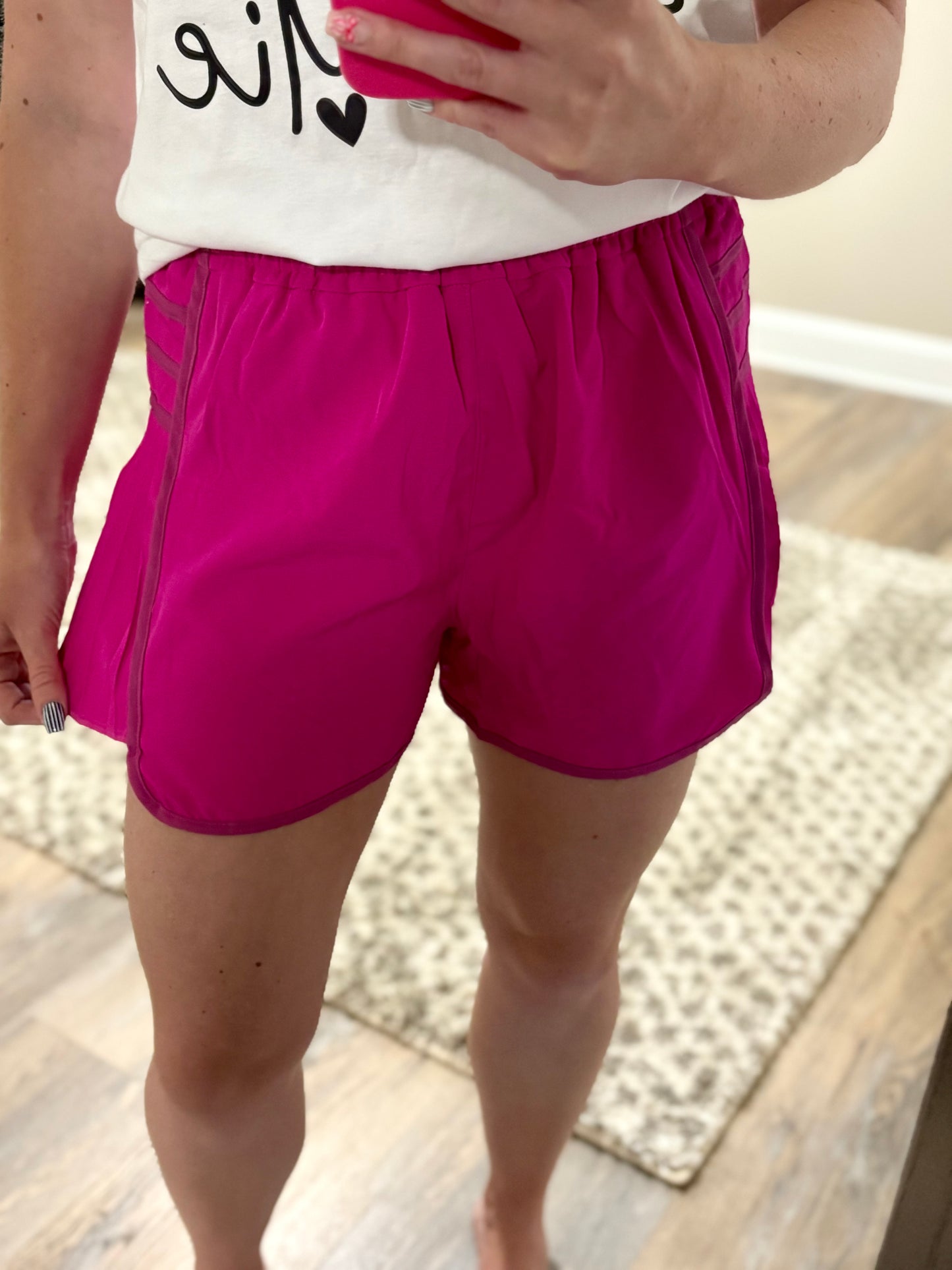 Side Pleated Shorts