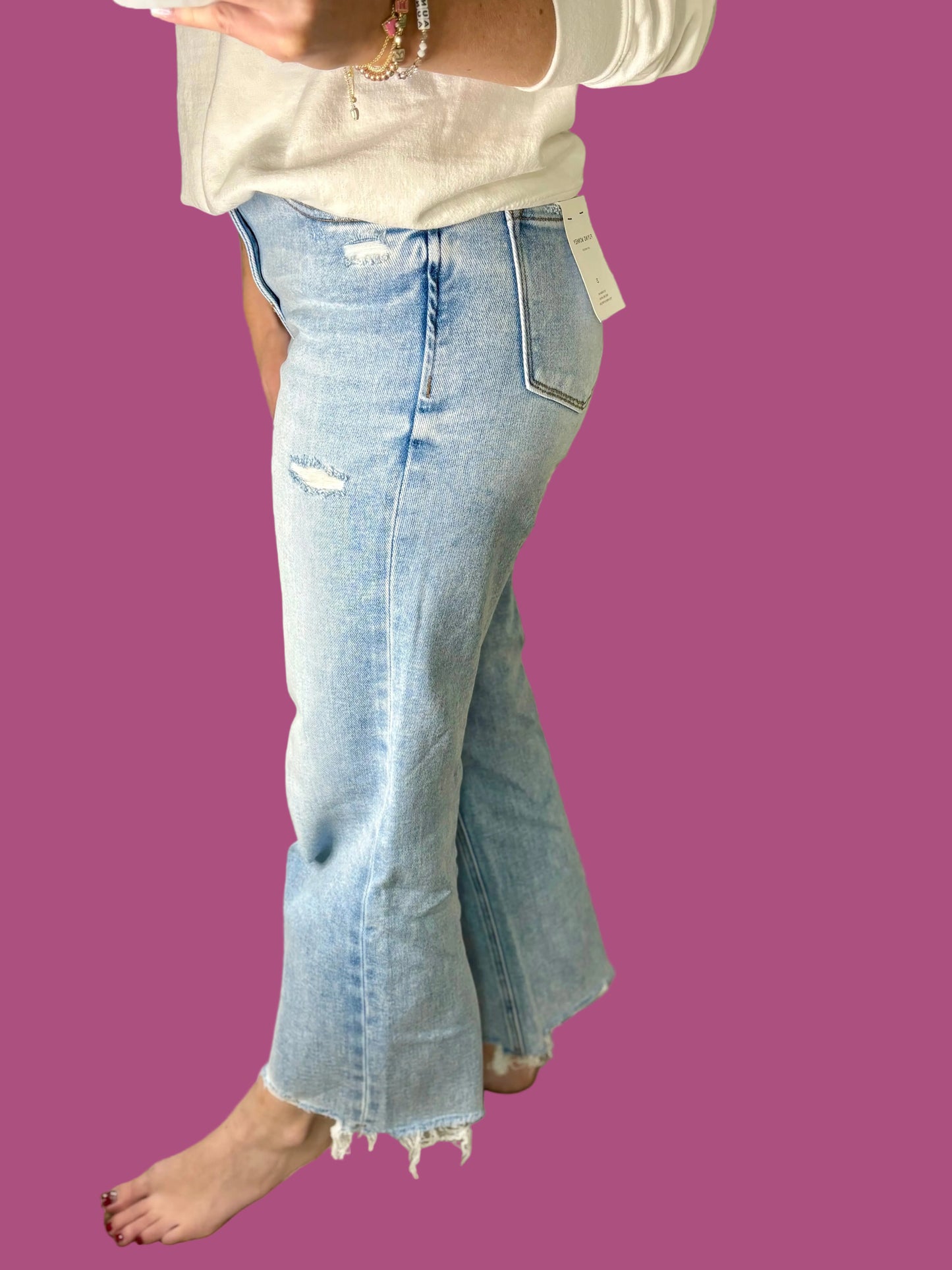 Ezra Slim Wide Jeans