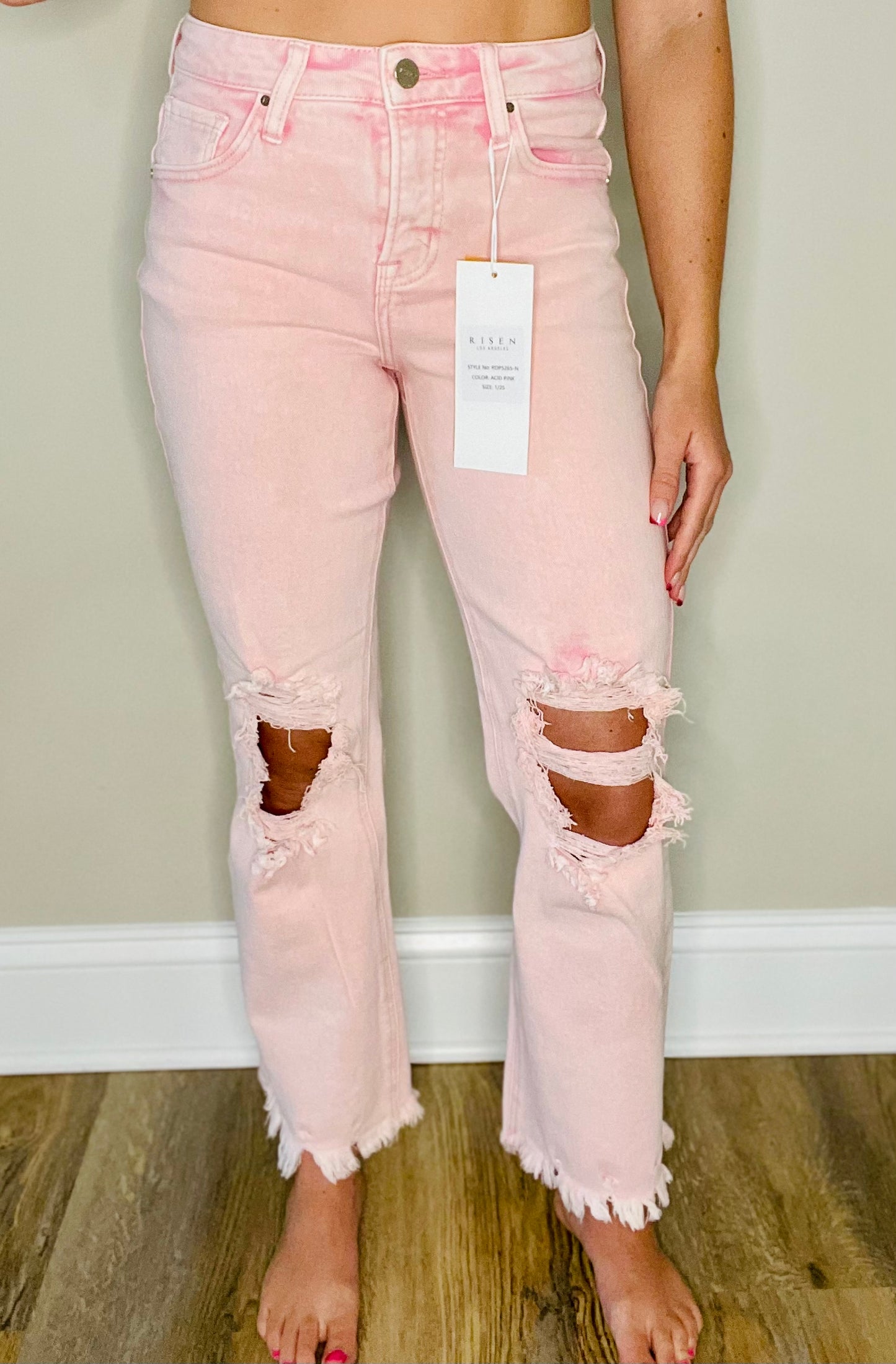 Risen Acid Pink Jeans