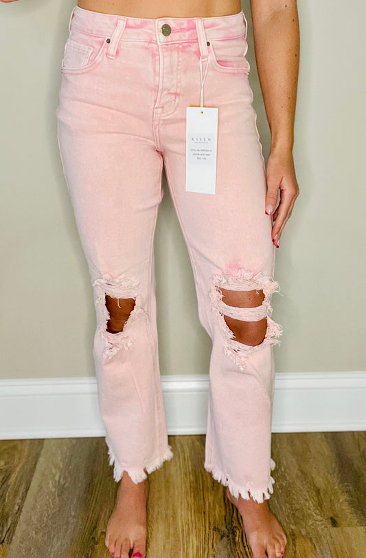 Risen Acid Pink Jeans