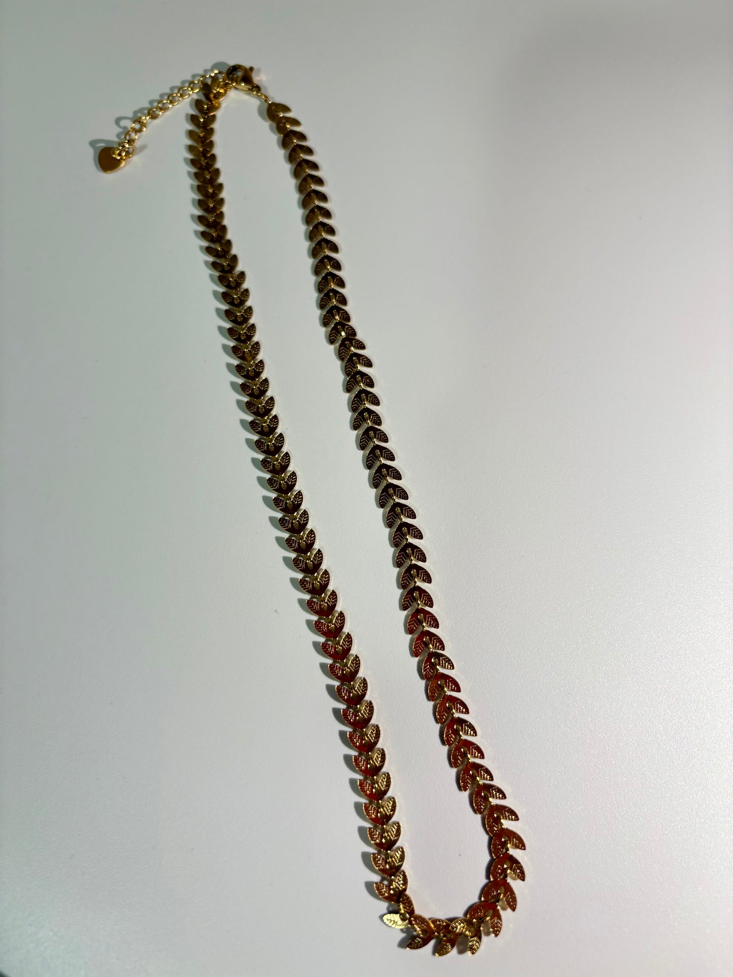 Water Resistant Leaf Necklace