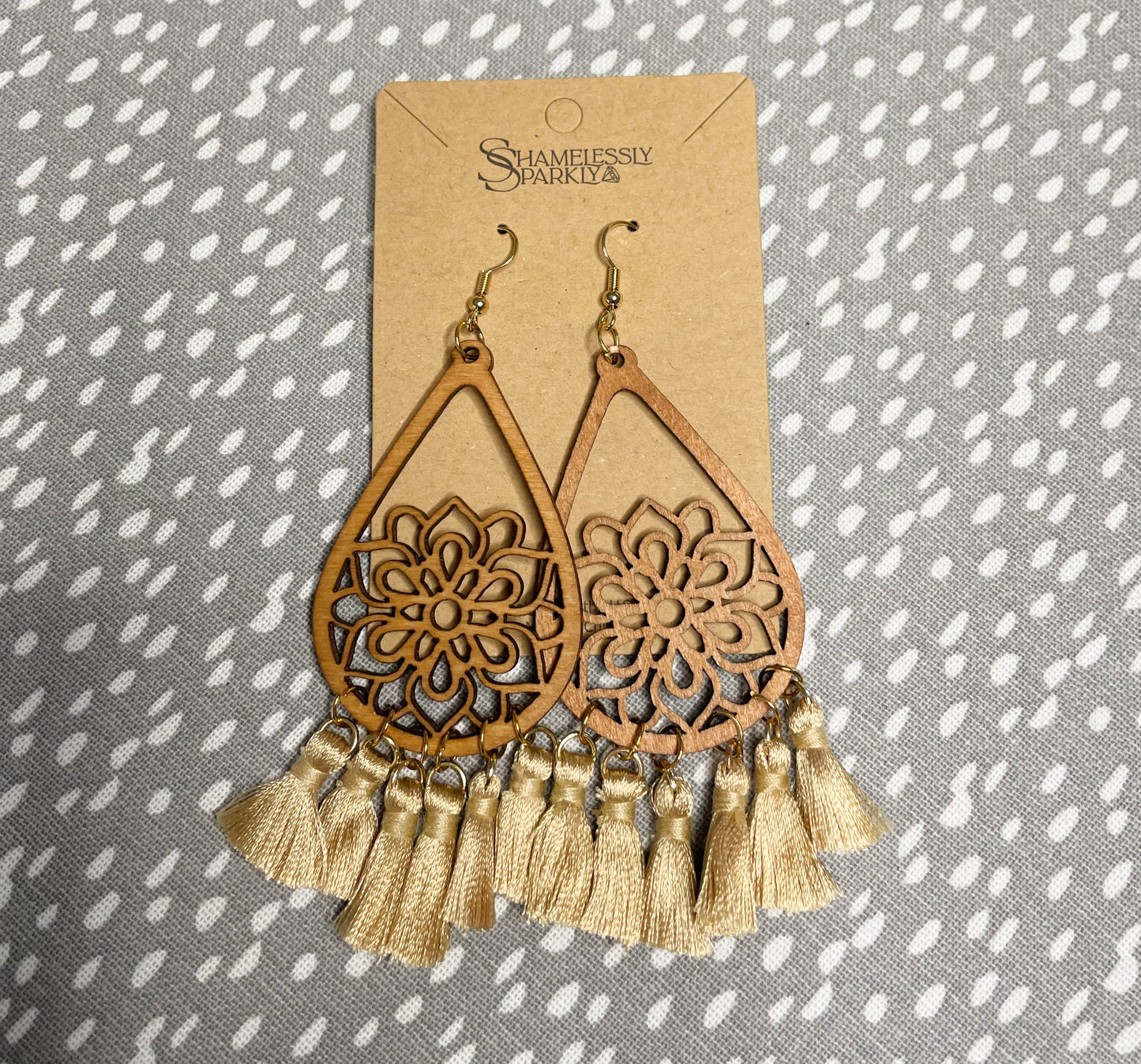 Boho Tan Earrings